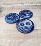 Buttons, handmade pottery buttons, set of 3 - Image 3
