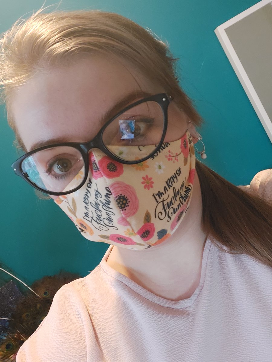 Ladies face mask im a ray of f-----g sunshine 