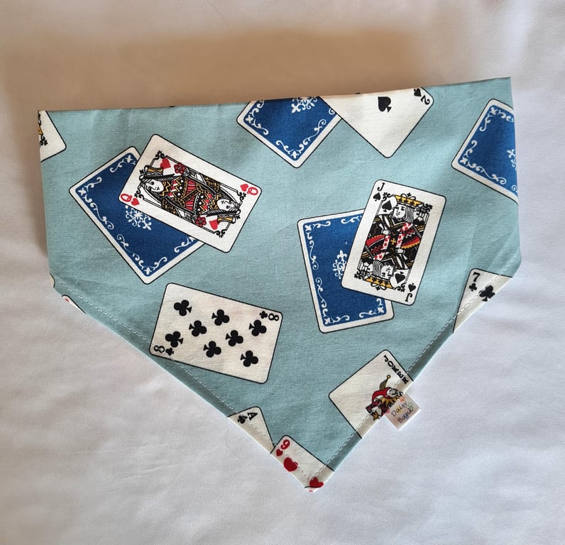 The Joker Dog Cat Bandana 100% Cotton No Tie, Over the Head Pet Accessory