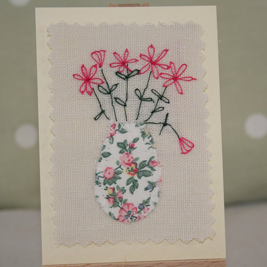 ACEO - Vase of flowers  