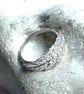 Silver ring with buddiea leaf - Image 1
