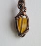 Natural Tigers Eye & Copper Pendant Necklace Gift Crystal Jewellery Jewelry - Image 9