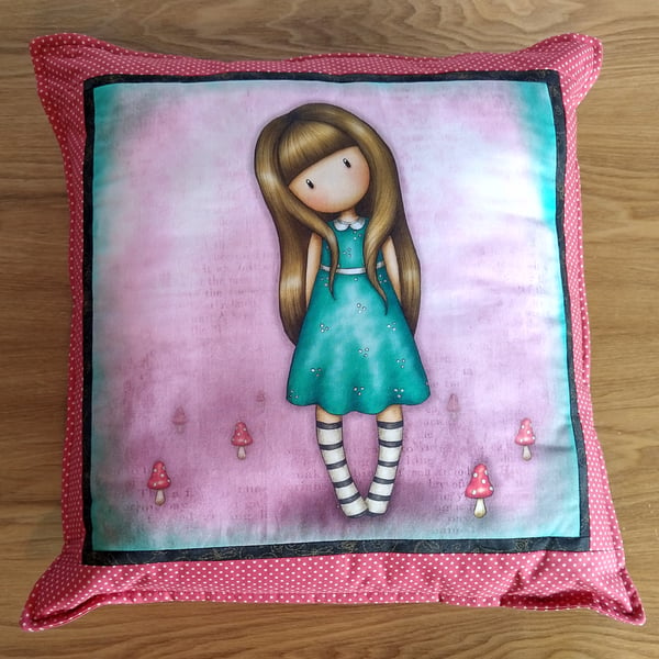 Gorjuss Girls Cushion - Design Two - Handmade Cushion