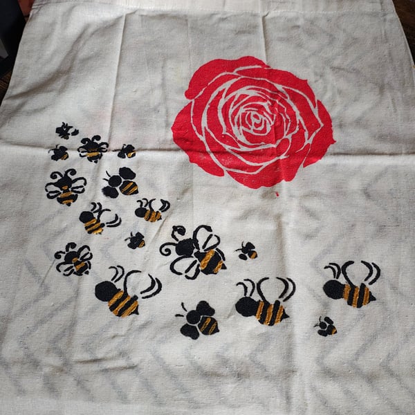 Hand painted tote bags 