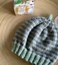Hand Knitted Baby Hat 0-6 Months. 