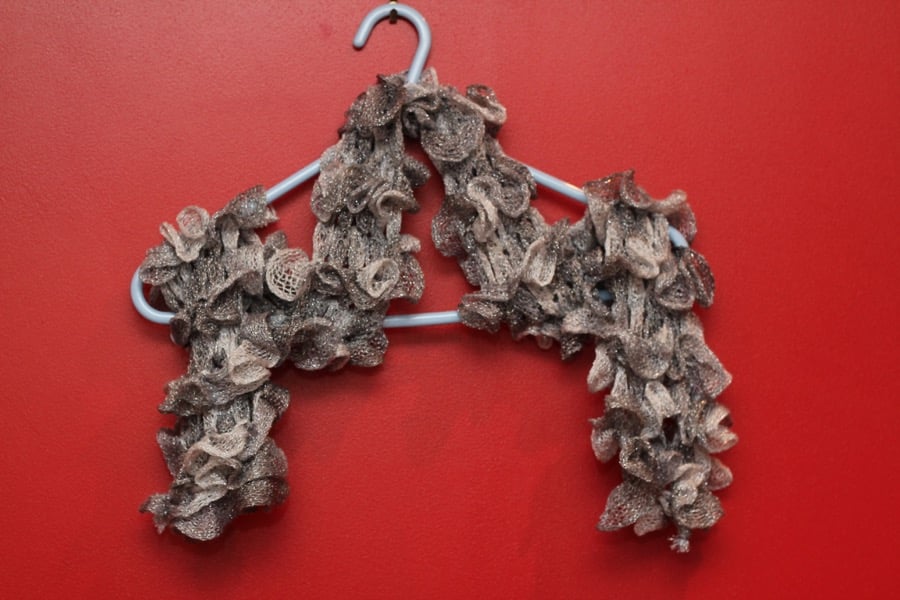 Silver Wool Scarf