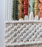 Macrame wall hanging - Autumn coloured Macrame tapestry  - Image 4