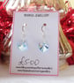 Crystal Heart Earrings with Special Finish - Image 4