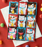 LuckyCats card by Jo Brown