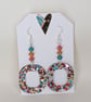 Rounded Edge Square Resin Earrings