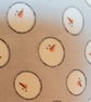  Christmas reusable gift bag: snowmen on grey - Image 4