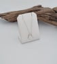 Fine Silver Textured Heart Necklace - Image 6