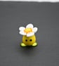 yellow glass flower hear figure - Image 2