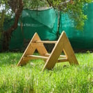 Chicken perch! A-frame design! Roosting bars! Hens! Wooden! 
