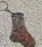 Sock Keyring hand knitted - Image 1