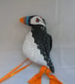 Upcycled Puffin Wall Hanging – with Personalised Tag Option - Image 4