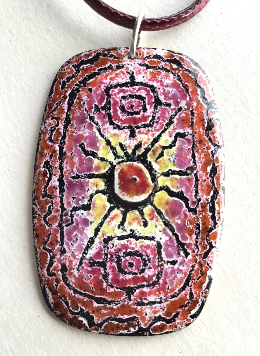 Large Rounded Rectangular Pendant