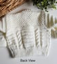 Designer Baby Hand Knitted Cardigan 0-6 months nths size - Image 3