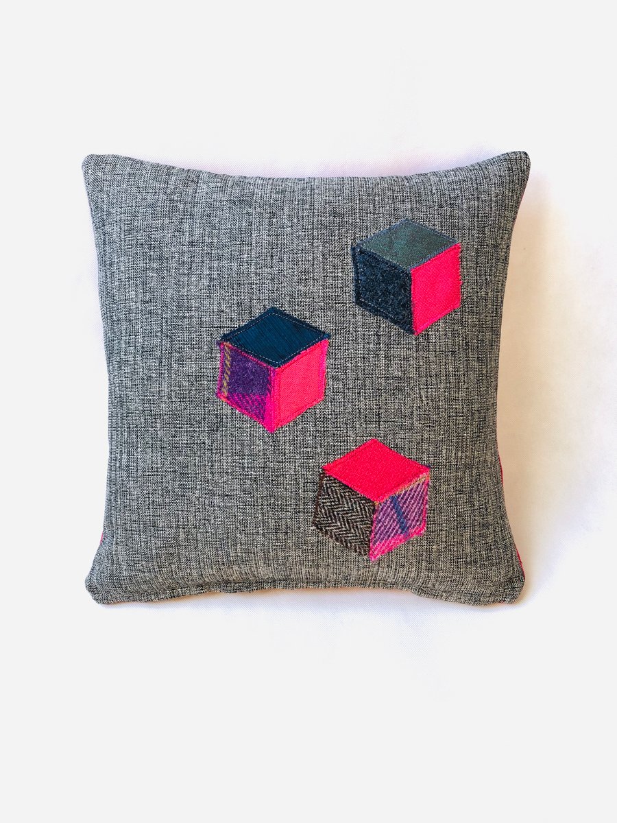 Cube Applique Cushion