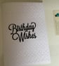 Birthday card. Handmade card, embossed card. . Ref 044.  - Image 1