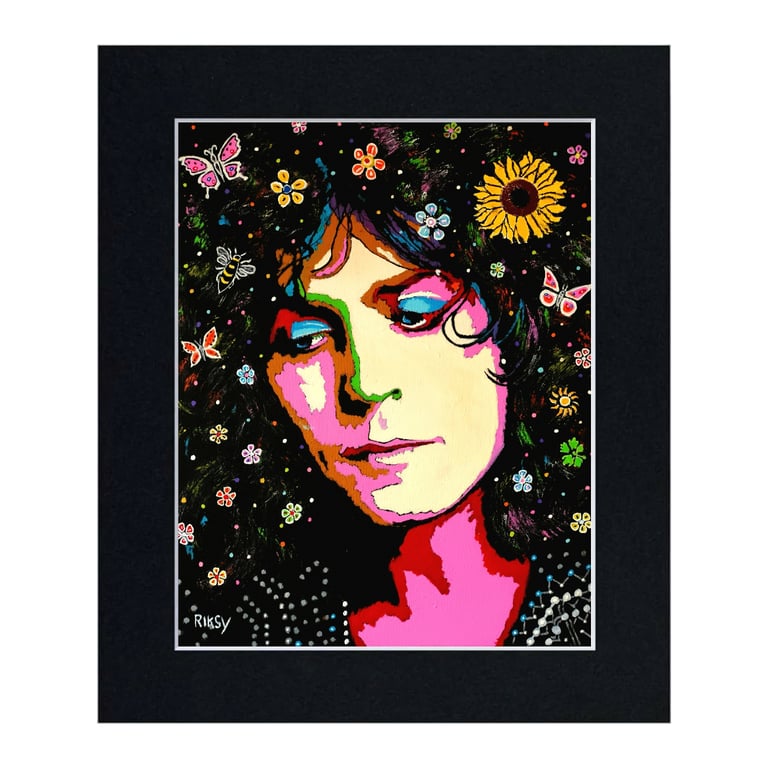 MARC BOLAN - Art Print with Mount