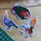 Hand cut stickers - stick'n'mix