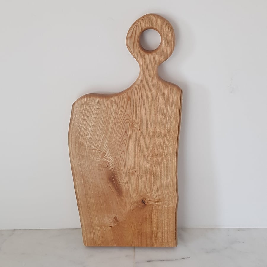 Perfectly Imperfect No176 Live Edge Solid English Ash Chopping Board
