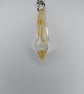 Faux Crystal Gold Red Bag Charm, Keyring - Image 2