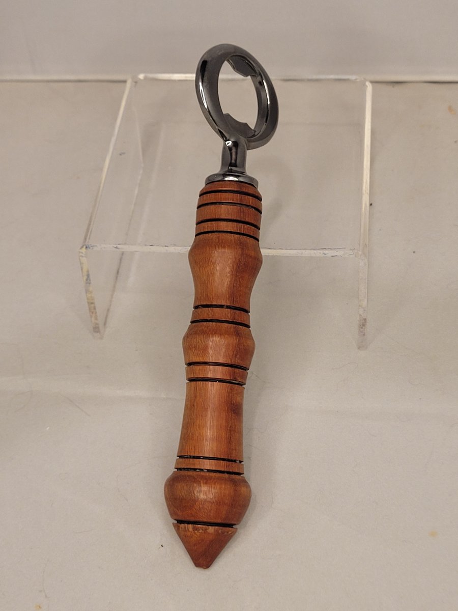 Mahogany handled bottle opener
