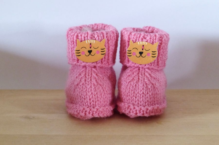 Hand Knitted Booties 