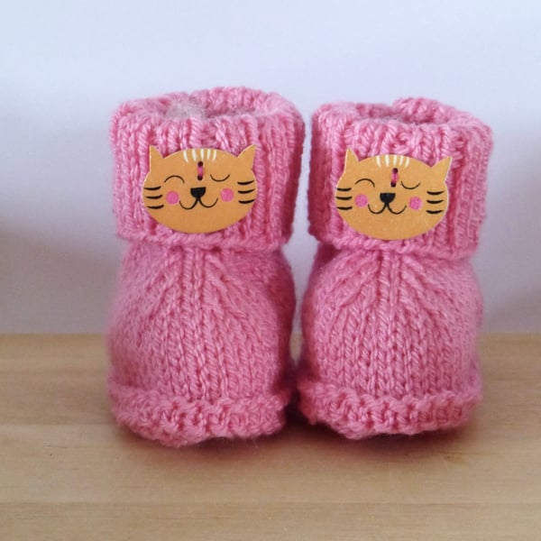 Hand Knitted Booties 