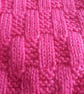 Hand knitted pink baby girls cardigan - Image 5
