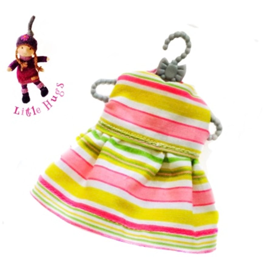 Reserved for Gill - Little Hugs’ Candy Stripe Dress