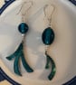 Asymmetrical upcycled earrings