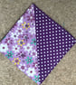 100% Cotton Bookmark hand crafted. Save the Page Unique modern square shape. - Image 3