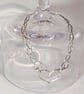Sterling Silver Braided Heart Bracelet - Image 3