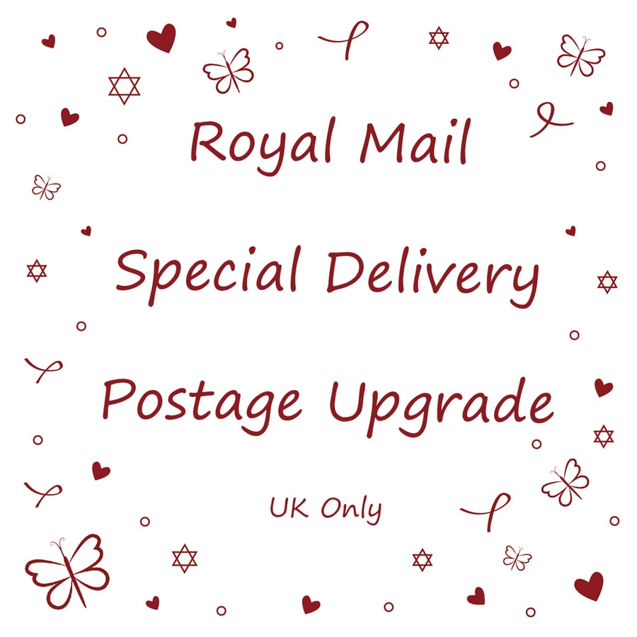 Jewellery by Jo - Postage Upgrade - Special Delivery - UK ONLY