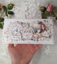 Handmade Wedding Card Elegant Romantic Design (208)