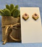 Geometric Stud Earrings - Image 7