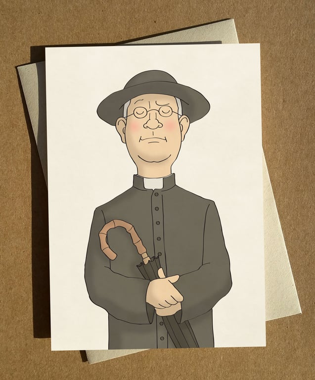 Father Brown Greeting Card A6
