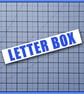 LETTER BOX vinyl letterbox sticker, decal - Image 4