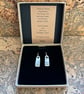 Handmade Ceramic Earrings One of a Kind Zero waste Eco Friendly Gifts - Image 5