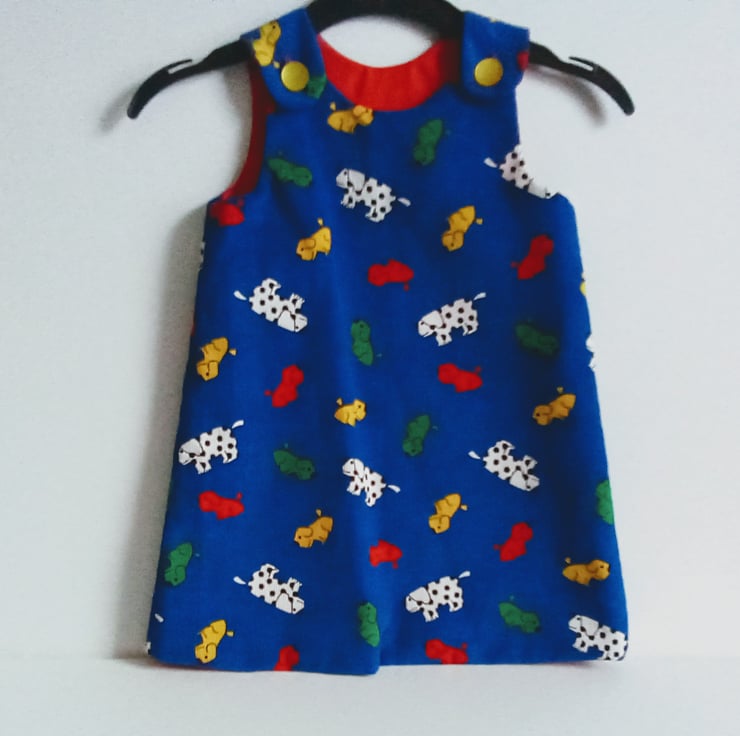 Spotty store pinafore dress