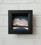 Snowy Mountains Picture, Miniature Scottish Wilderness, Winter Landscape