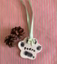 Clay Paw Print Keepsake- Handcrafted and Personal - Image 3