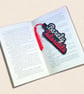 Barely Tolerable Bookmark - Embroidered Book Lover Accessory - Image 2