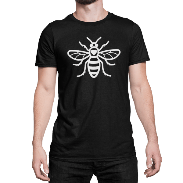 Manchester Bee T Shirt- Bee ( loveheart)