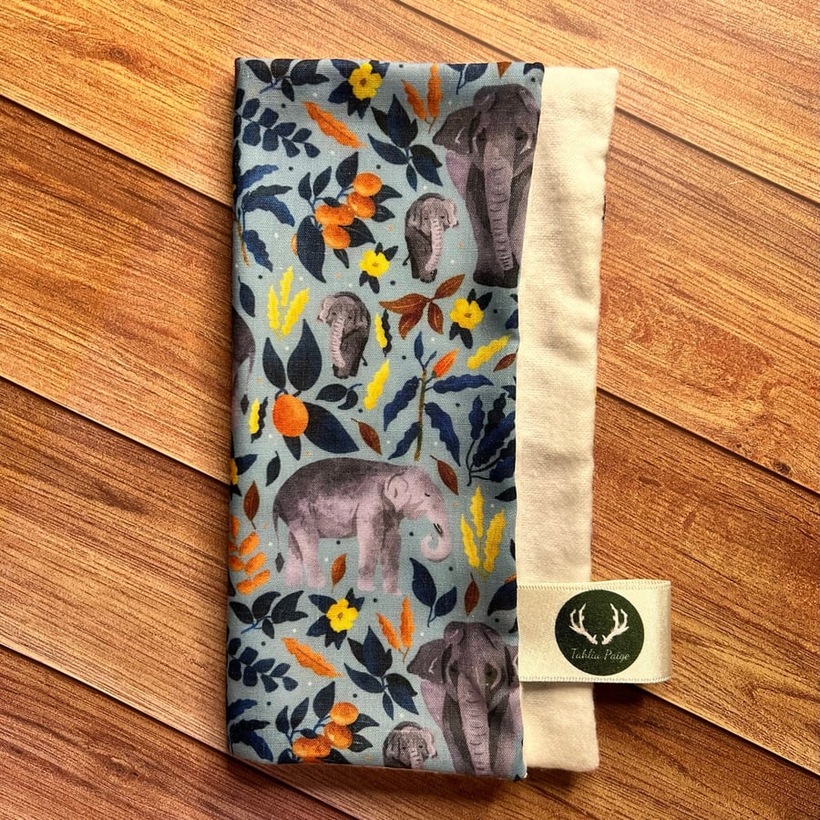 Asian Elephant Reusable Facecloth Flannel for cleansing, face washing, cleanse