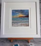 Stitched textile seascape art… Where time moves gently  - Image 3