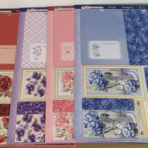 Hunkydory Floral Easel Reveal Card Kit